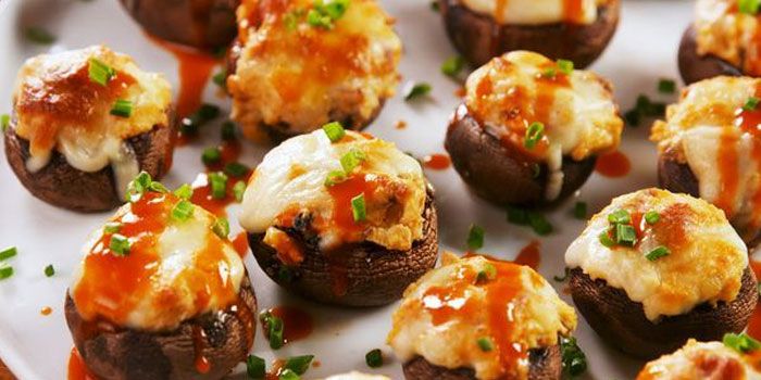 Boursin-Stuffed Mushrooms