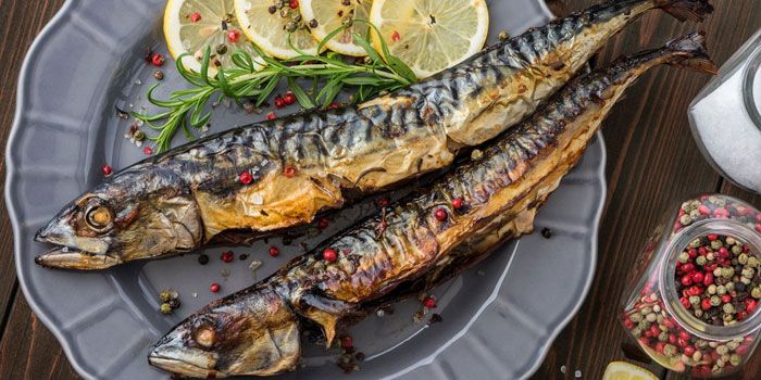 Roasted Whole Mackerel