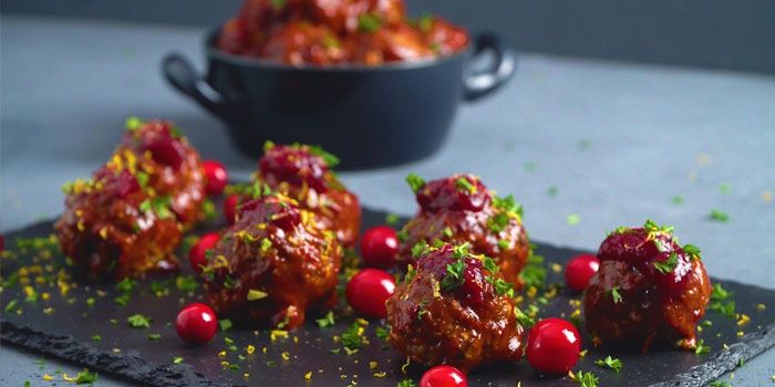 Tangy Cranberry Meatballs