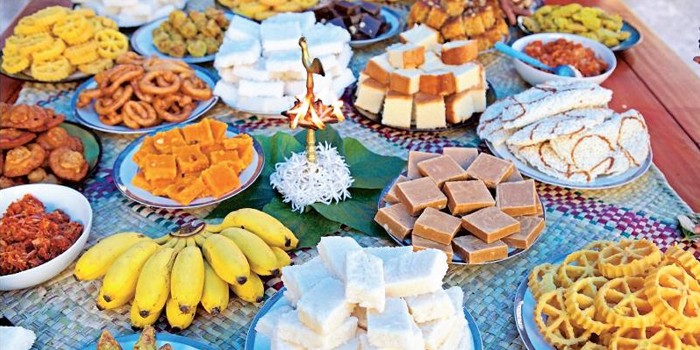 New Year Celebration with Sweets